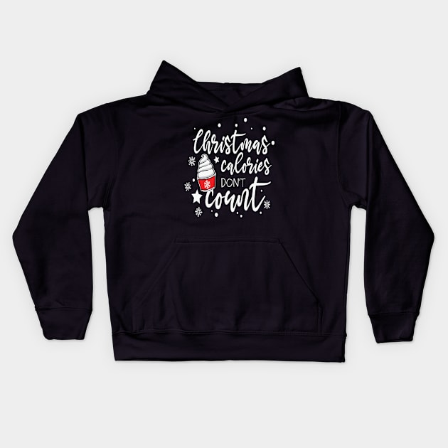 Christmas Calories don't count. Kids Hoodie by 1AlmightySprout